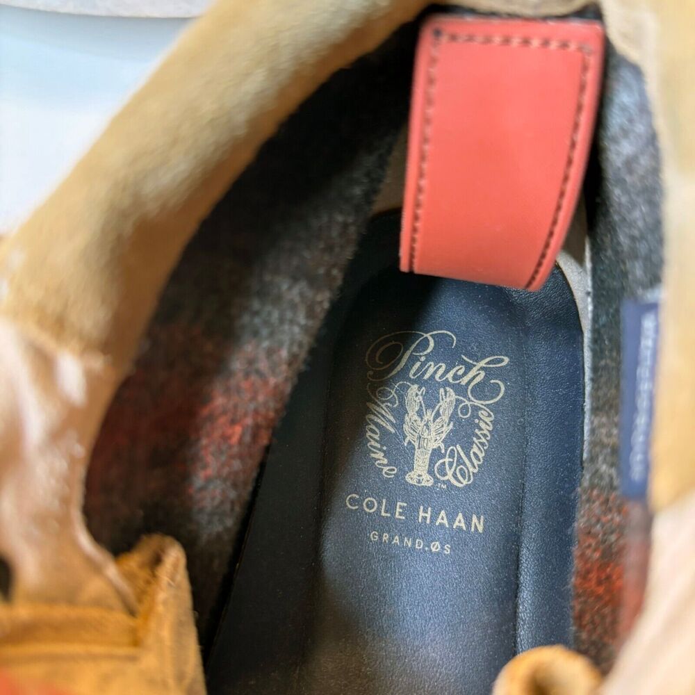 Cole Haan Pinch Grand OS Men's Brown Leather Utility Chukka Boots US Size 7.5 M - Picture 10 of 12